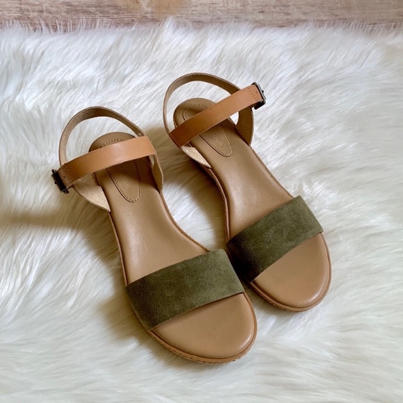 Timberland Whittier Leather Cork Wedge Sandals - Picture 3 of 6